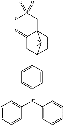 Triphenylsulfonium 10-Camphorsulfonate Struktur