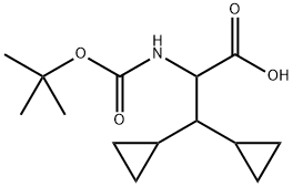 2272861-72-8 2-((叔丁氧基羰基)氨基)-3,3-二环丙基丙酸