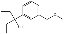 α,α-Diethyl-3-(methoxymethyl)benzenemethanol Structure