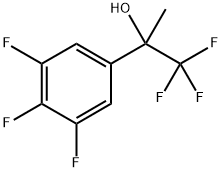 1,1,1-trifluoro-2-(3,4,5-trifluorophenyl)propan-2-ol Struktur