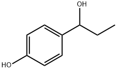 Benzenemethanol, α-ethyl-4-hydroxy- Struktur