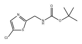 (5-氯噻唑-2-基甲基)-氨基甲酸叔丁酯,2280730-94-9,结构式