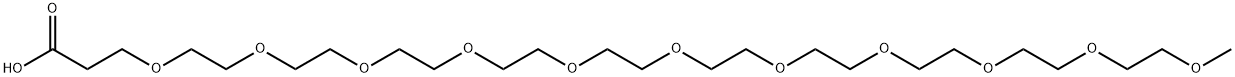 m-PEG11-acid Structure