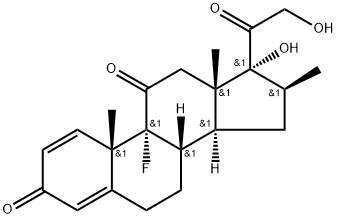 11-酮倍他米松, 2282-51-1, 结构式