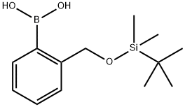 (2-(((叔丁基二甲基甲硅烷基)氧基)甲基)苯基)硼酸, 2283380-26-5, 结构式