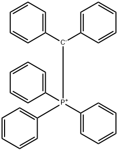 Phosphonium, (diphenylmethyl)triphenyl-, inner salt Structure