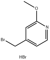 4-(溴甲基)-2-甲氧基吡啶氢溴酸盐 结构式