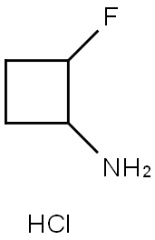 2-氟环丁烷-1-胺盐酸盐,2288709-22-6,结构式