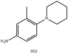 3-methyl-4-(piperidin-1-yl)aniline dihydrochloride 结构式