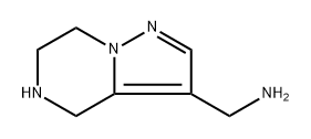 (4,5,6,7-tetrahydropyrazolo[1,5-a]pyrazin-3-yl)methanamine 结构式