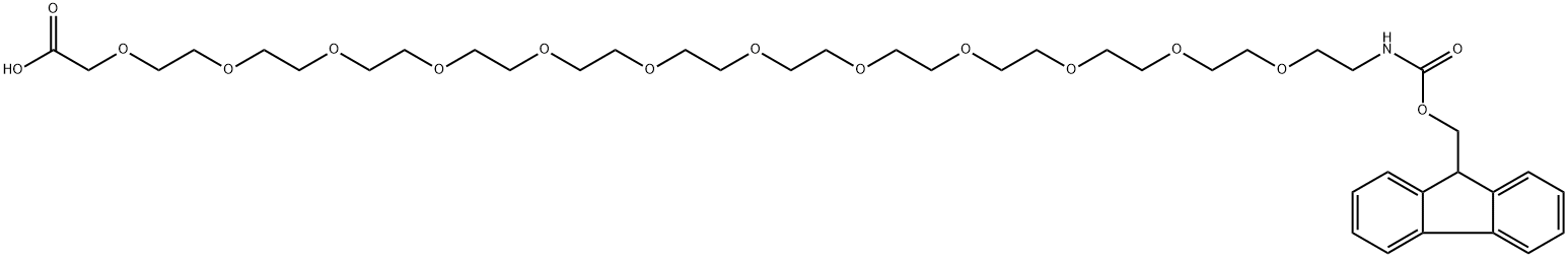 Fmoc-NH-PEG11-CH2CH2COOH Structure