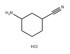 Cyclohexanecarbonitrile, 3-amino-, hydrochloride (1:1) Structure