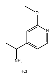 1-(2-Methoxypyridin-4-yl)ethanamine hydrochloride 结构式