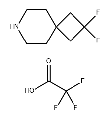2,2-二氟-7-氮杂螺[3.5]壬烷三氟醋酸盐 结构式