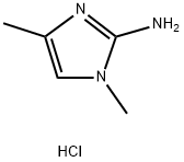 1,4-二甲基-1H-咪唑-2-胺盐酸盐, 2305252-87-1, 结构式