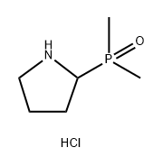 Dimethyl(pyrrolidin-2-yl)phosphine oxide hydrochloride Structure