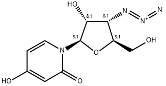 3'-Azido-3'-deoxy-3-deazauridine 结构式