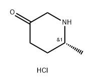 (6R)-6-methylpiperidin-3-one hydrochloride Structure