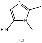 1H-咪唑-5-胺,1,2-二甲基,盐酸盐(1:1), 2309460-45-3, 结构式