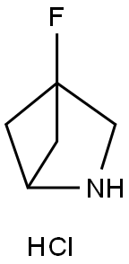 2-Azabicyclo[2.1.1]hexane, 4-fluoro-, hydrochloride (1:1),2309462-55-1,结构式
