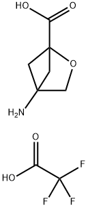 2-Oxabicyclo[2.1.1]hexane-1-carboxylic acid, 4-amino-, 2,2,2-trifluoroacetate (1:1) 结构式