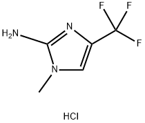 1-甲基-4-(三氟甲基)-1H-咪唑-2-胺盐酸盐, 2309475-85-0, 结构式