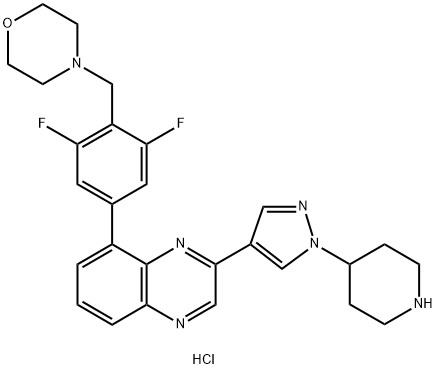 NVP-BSK805 Trihydrochloride 结构式