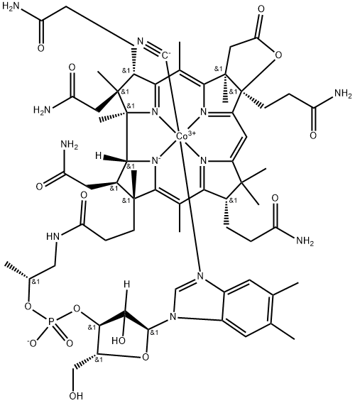 氰钴铵素杂质F, 23208-66-4, 结构式