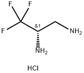 (S)-3,3,3-trifluoropropane-1,2-diamine dihydrochloride Struktur