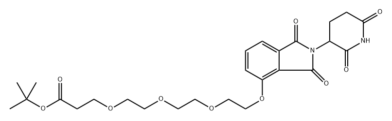 沙利度胺-O-三聚乙二醇-叔丁酯, 2324154-34-7, 结构式