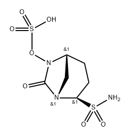 (2R,5R)-7-oxo-2-sulfamoyl-1,6-diazabicyclo[3.2.1]octan-6-yl hydrogen sulfate Structure