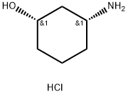 Cyclohexanol, 3-amino-, hydrochloride (1:1), (1S,3R)- Struktur