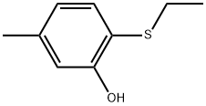 2-(Ethylthio)-5-methylphenol Structure