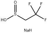 Ethanesulfinic acid, 2,2,2-trifluoro-, sodium salt (1:1) Struktur