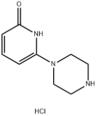 6-(piperazin-1-yl)-1,2-dihydropyridin-2-one dihydrochloride 结构式