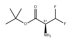 tert-butyl (S)-2-amino-3,3-difluoropropanoate Struktur