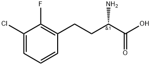 H-L-HomoPhe(2-F,3-Cl)-OH Structure