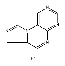 Imidazo[1,5-f]pteridine, conjugate acid (1:1) Structure