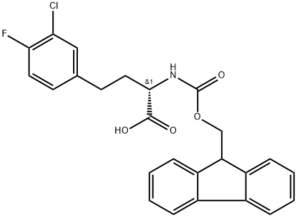 Benzenebutanoic acid, 3-chloro-α-[[(9H-fluoren-9-ylmethoxy)carbonyl]amino]-4-fluoro-, (αS)-|