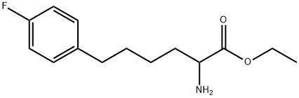ethyl2-amino-6-(4-fluorophenyl)hexanoate Structure