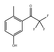 2,2,2-Trifluoro-1-(5-hydroxy-2-methylphenyl)ethanone Structure