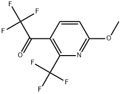 2,2,2-Trifluoro-1-(6-methoxy-2-(trifluoromethyl)pyridin-3-yl)ethanone,2356856-44-3,结构式