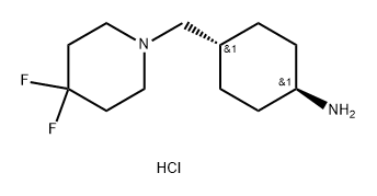 (1r,4r)-4-((4,4-difluoropiperidin-1-yl)methyl)cyclohexanamine dihydrochloride,2358751-15-0,结构式