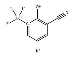 potassium (3-cyano-2-hydroxyphenyl)trifluoroborate,2361216-94-4,结构式