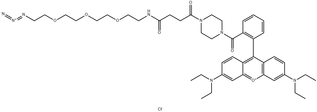 Rhodamine-N3 chloride 化学構造式