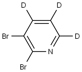 2,3-dibromopyridine-4,5,6-d3 Struktur