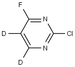 2-chloro-4-fluoropyrimidine-5,6-d2|