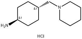 Trans 4-piperidin-1-ylmethyl-cyclohexylamine dihydrochloride 结构式