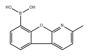 2-甲基苯并呋喃[2,3-B]吡啶-8-硼酸 结构式
