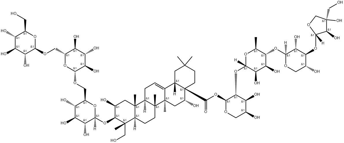 桔梗苷D, 237068-36-9, 结构式